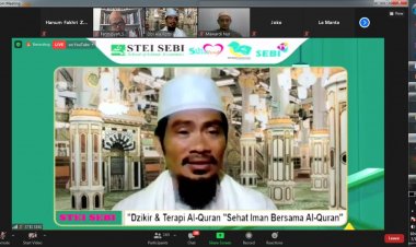 STEI SEBI Menyelenggarakan #NgajiBarengSEBI  dengan Tema Sehat Iman & Sehat Imun Bersama Al-Qur’an