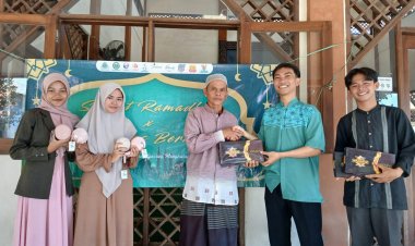 Hidupkan Ramadhan, Mahasiswa SEBI Gelar Sanlat dan Bakti Sosial untuk Anak TPA di Masjid Al Yarmuk