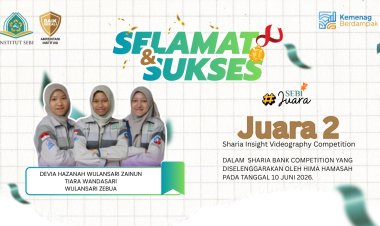 Juara 2, Sharia Insight Videography Competition, dalam  Sharia Bank Competition yang diselenggarakan oleh Hima HAMASAH pada tanggal 10 Juni 2026.