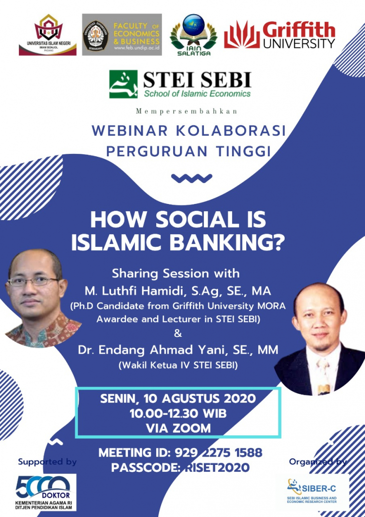 Webinar Kolaborasi Perguruan Tinggi: How Social Is Islamic Banking?