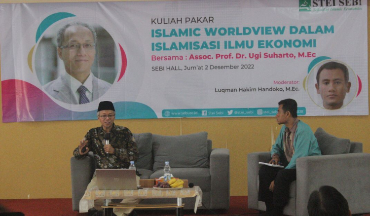 STEI SEBI Gelar Kuliah Pakar, Mahasiwa Diingatkan Kembali Pentingnya Islamic Worldview dalam Mempelajari Ilmu Ekonomi