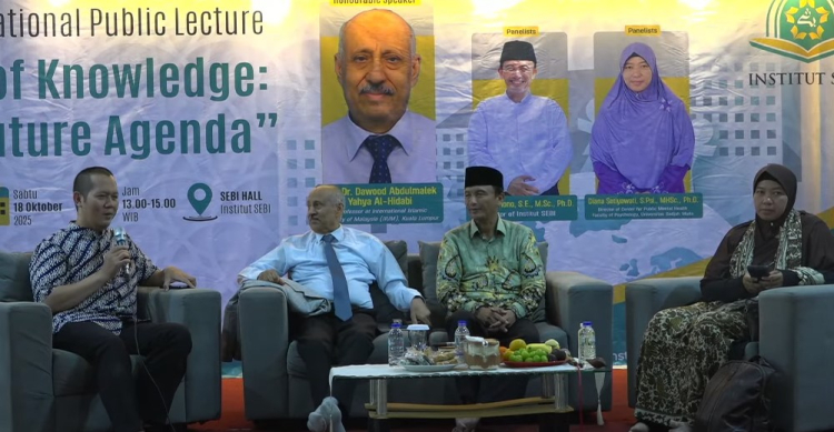 INSTITUT SEBI GELAR KULIAH UMUM INTERNASIONAL: “ISLAMISASI ILMU PENGETAHUAN – AGENDA PERADABAN MASA DEPAN”