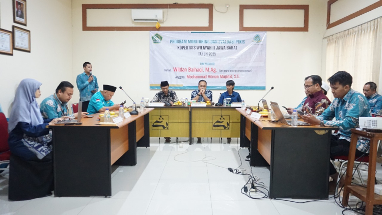 INSTITUT SEBI TERIMA KUNJUNGAN MONITORING DAN EVALUASI PTKIS OLEH KOPERTAIS WILAYAH II JAWA BARAT