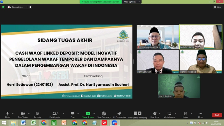 Cetak Sejarah, Pascasarjana Institut Agama Islam SEBI Luluskan 70 Magister Ekonomi Syariah dalam 1,5 Tahun