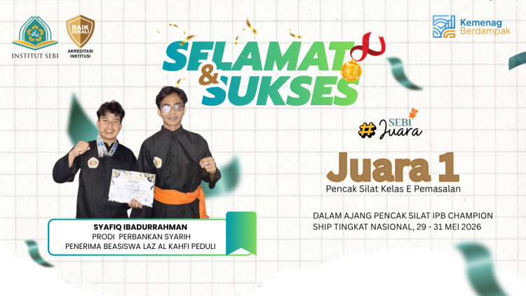 Juara 1 Kelas E Pemasalan, Lomba Pencak Silat IPB CHAMPION SHIP Tingkat Nasional, 29 - 31 Mei 2026