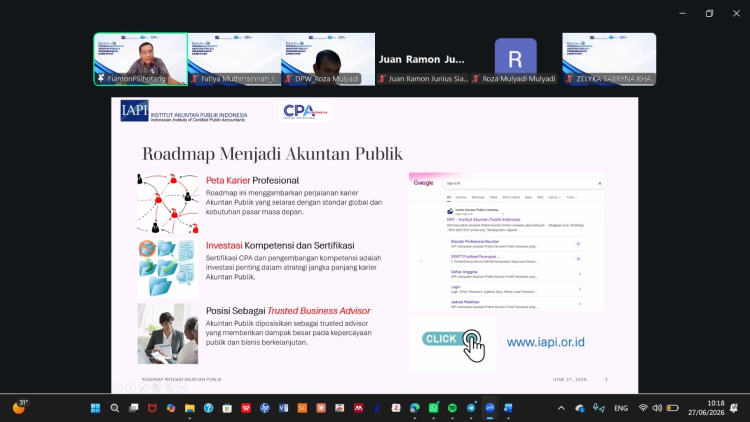 Mahasiswa Institut SEBI Ikuti Kuliah Umum IAPI tentang Profesi Akuntan Publik dan Pengembangan Karir di KAP
